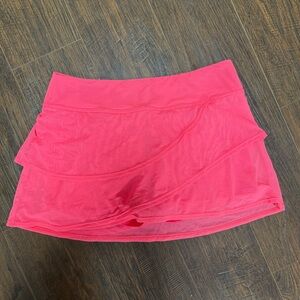 COCO REEF MELON CORAL RUFFLE SWIM SKORT